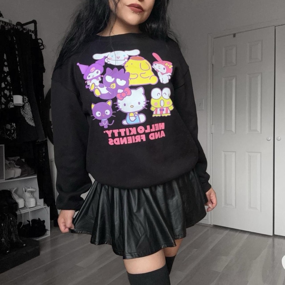 🐱 Hello Kitty Kawaii Grunge Emo Sweatshirt